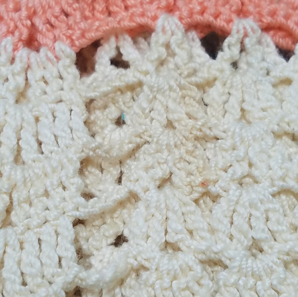 Vintage crocheted apron - Picture 7 of 8